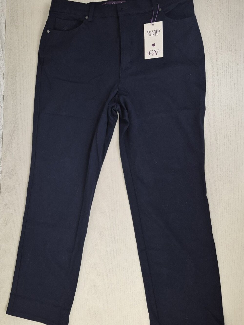 Gloria Vanderbilt Amanda Ponte Pants Size 18 - New With Tags